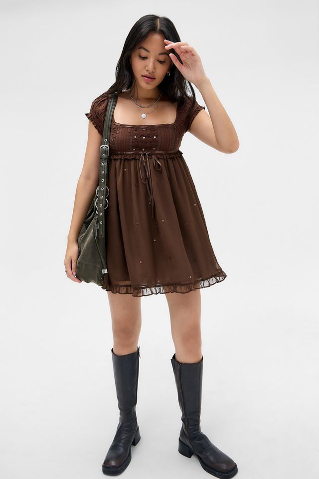 UO Piper Babydoll Mini Dress #2