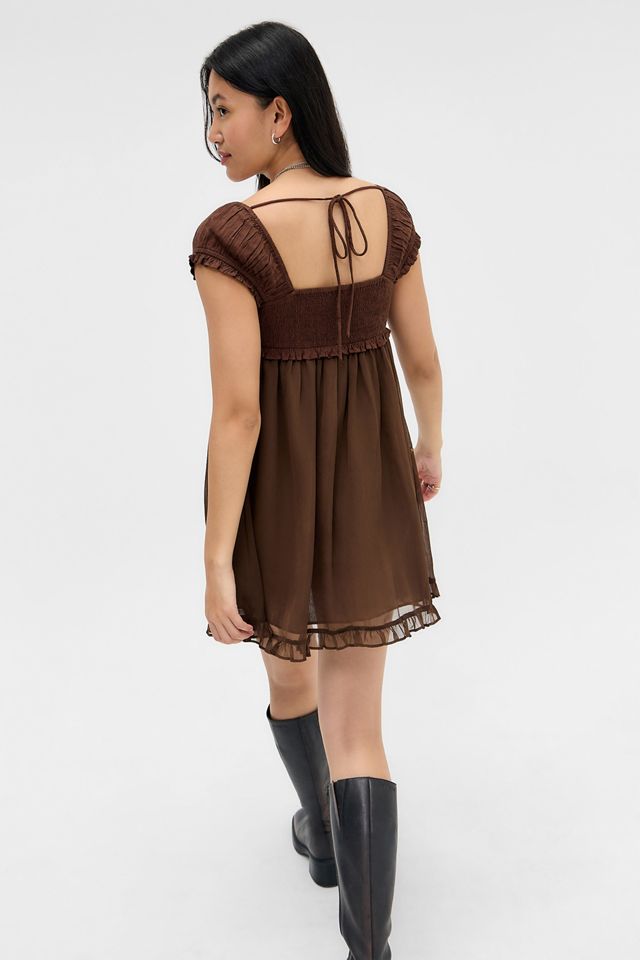 UO Piper Babydoll Mini Dress #3
