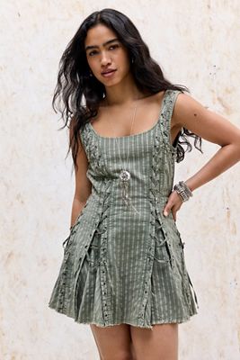 BDG Sienna Ösen-Schnürkleid