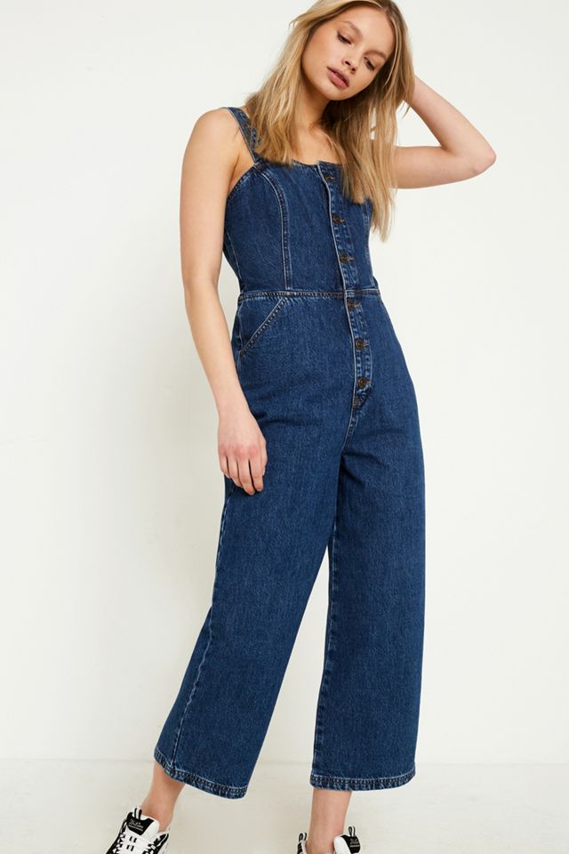BDG Denim Wide Leg Jumpsuit #2