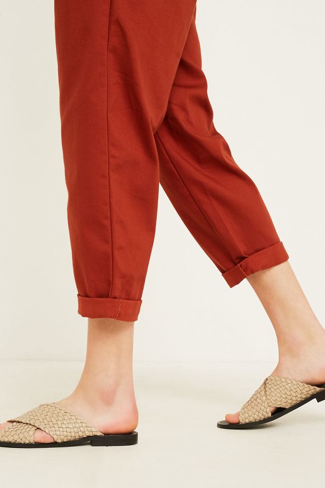 Urban Outfitters – Overall in Rostrot mit Knopfleiste #3