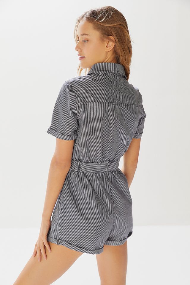 BUTTON WAIST PLAYSUIT OTTOMAN OPULENCE