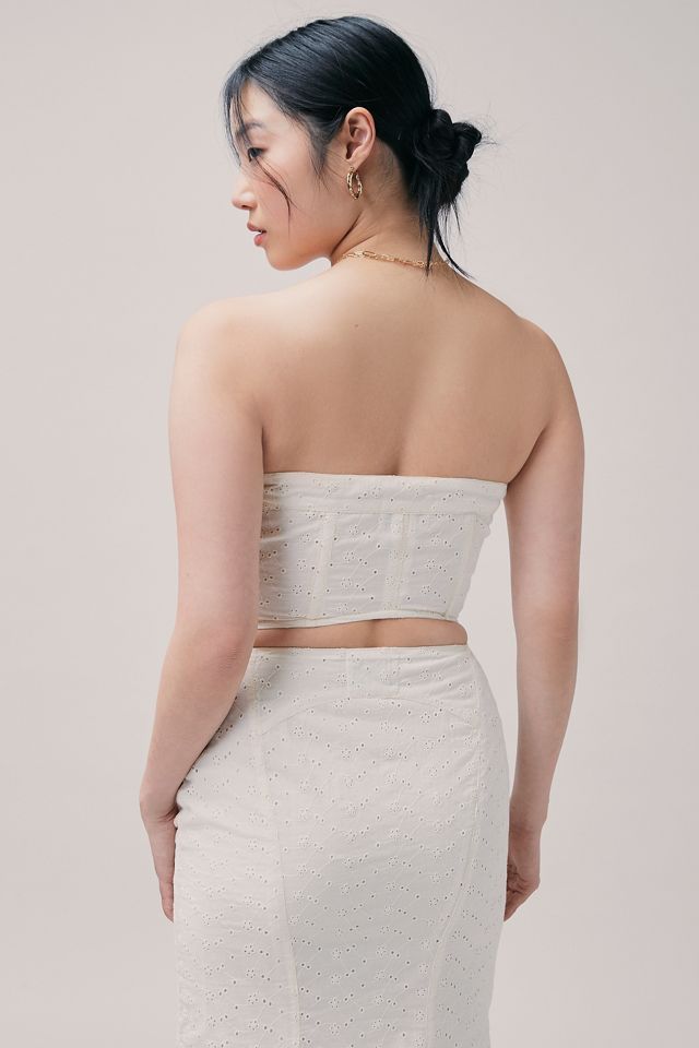 Kimchi Blue Carter Eyelet Tube Top & Midi Skirt Set #3