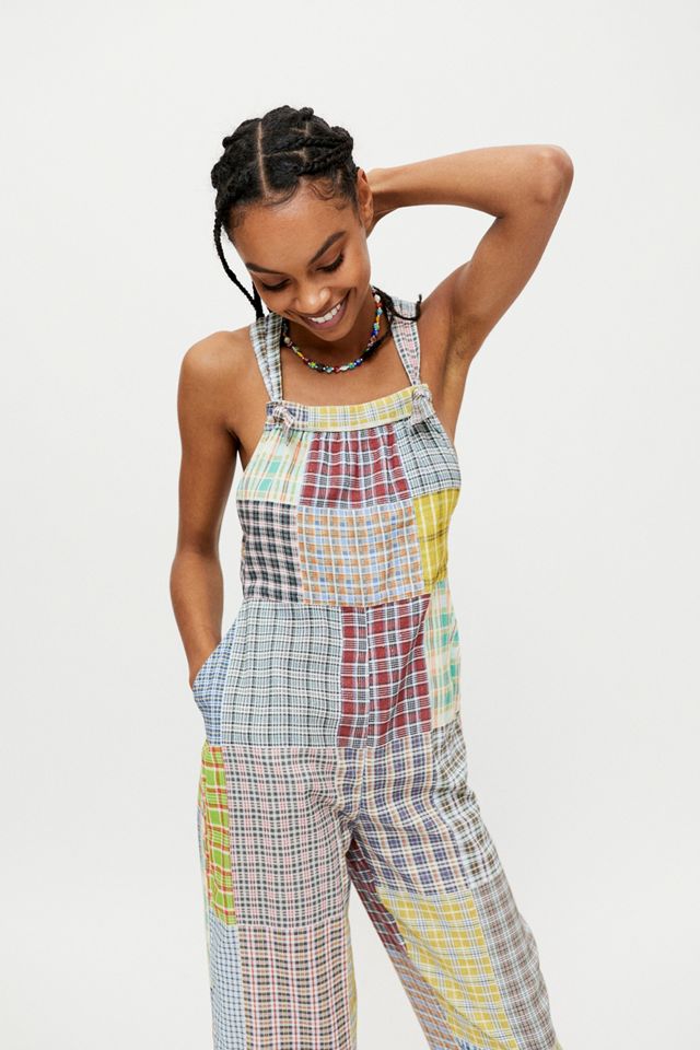 UO Nikki Patchwork Dungarees #2