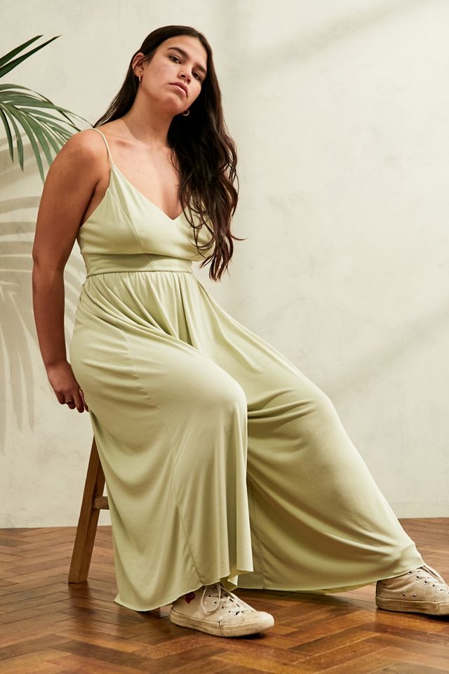 UO Sage Molly Cupro Culotte Jumpsuit #2