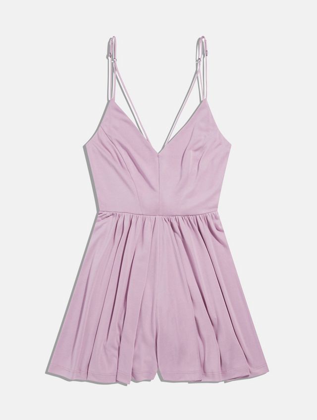 UO Purple Vanessa Cupro Playsuit #4