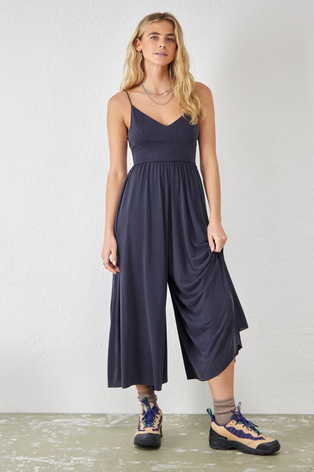 UO Molly Cupro Culotte Jumpsuit