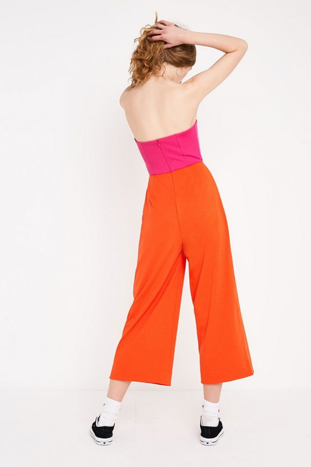 Urban Outfitters – Trägerloser Overall „Marley“ in Magenta #2