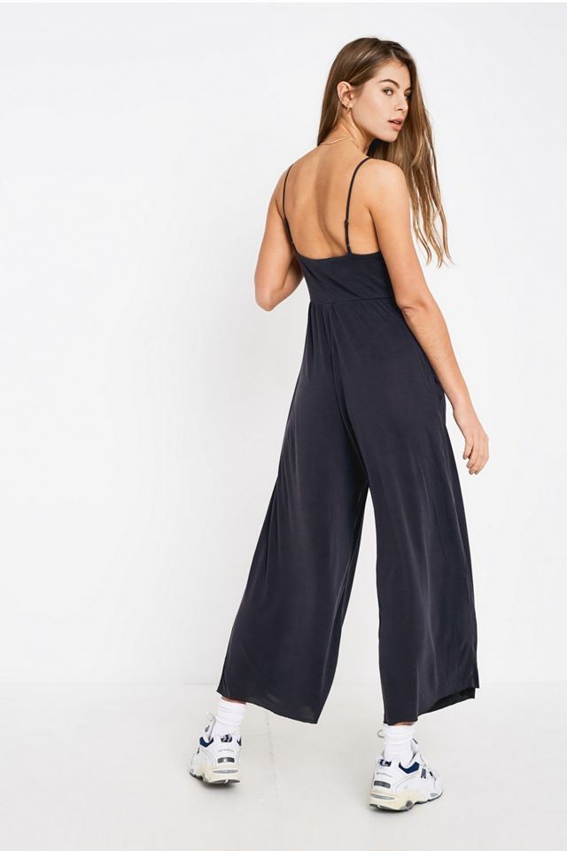 UO Cupro Straight-Neck Jumpsuit #3