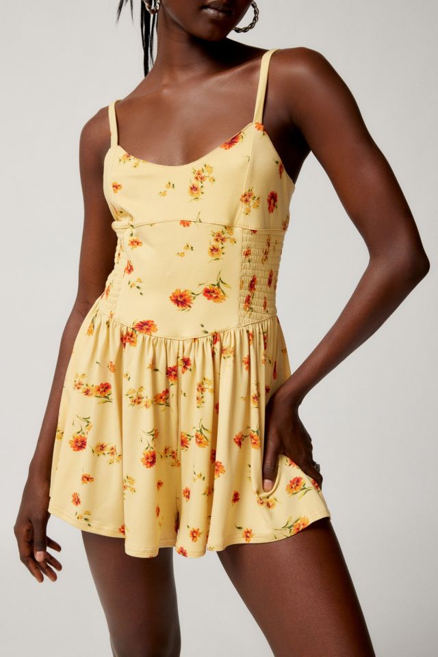 UO Raleigh Floral Playsuit | Urban Outfitters UK