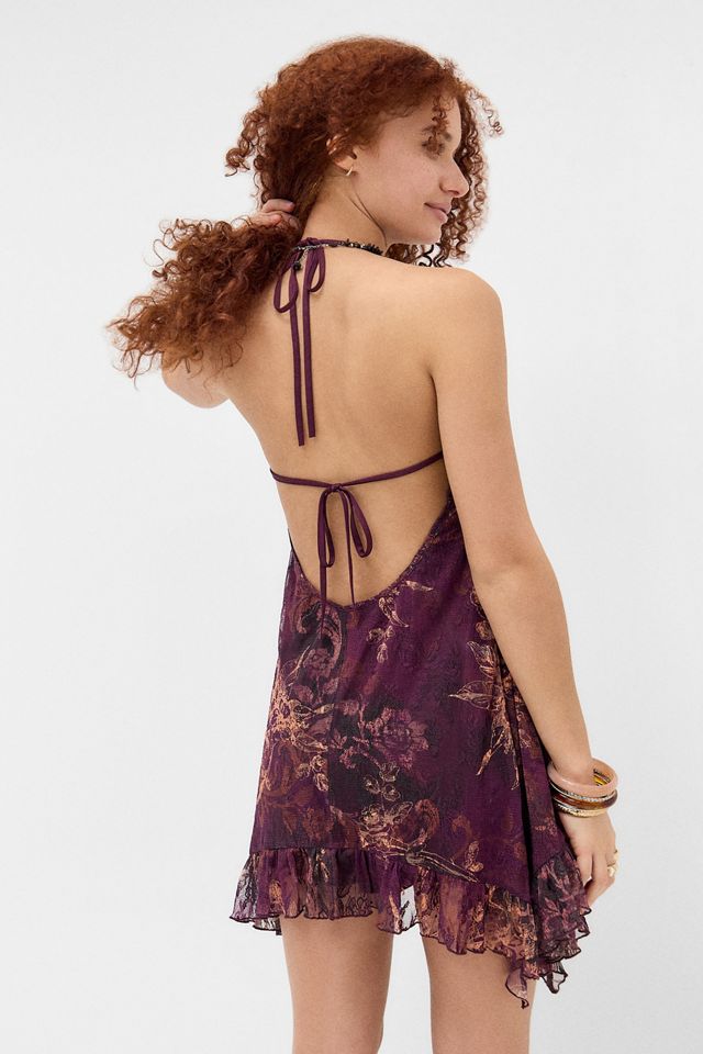 Robe Mini en Dentelle Ornée Alfie Silence + Noise #1