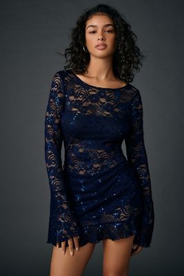 UO Let It All Lace Romper