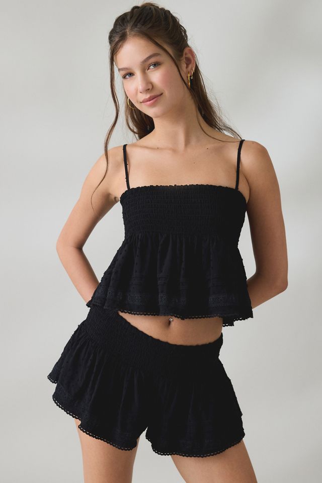Kimchi Blue Kaffee-Date Oberteil & Shorts Set #3