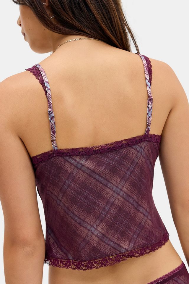 Ensemble camisole et jupe longue en maille à carreaux UO Fan Favourite #3