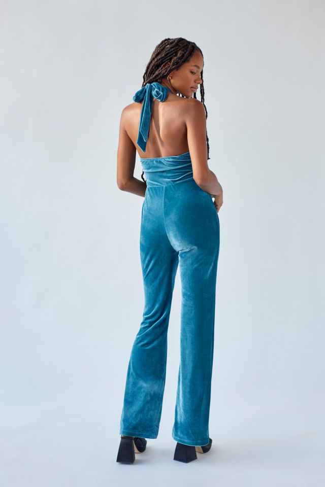 Urban outfitters 2024 velvet jumpsuit