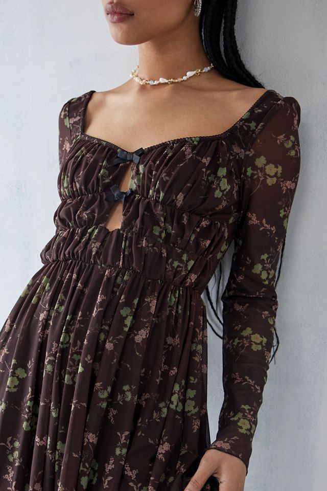 UO Diana Ruched Cut-Out Playsuit #1