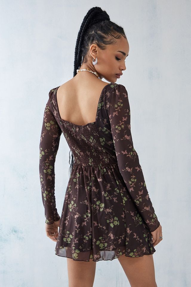 UO Diana Ruched Cut-Out Playsuit #3