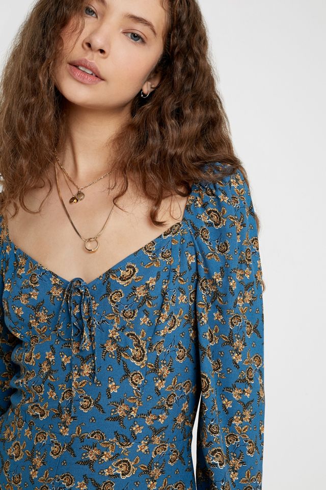 UO Bonita Floral Sweetheart Playsuit #2