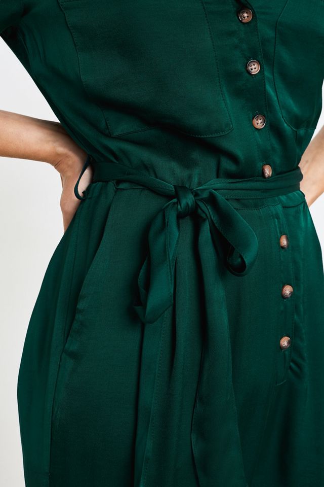 Urban Outfitters – Workwear-Overall aus Satin #3