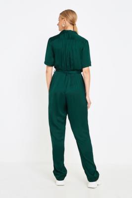 satin boiler suit