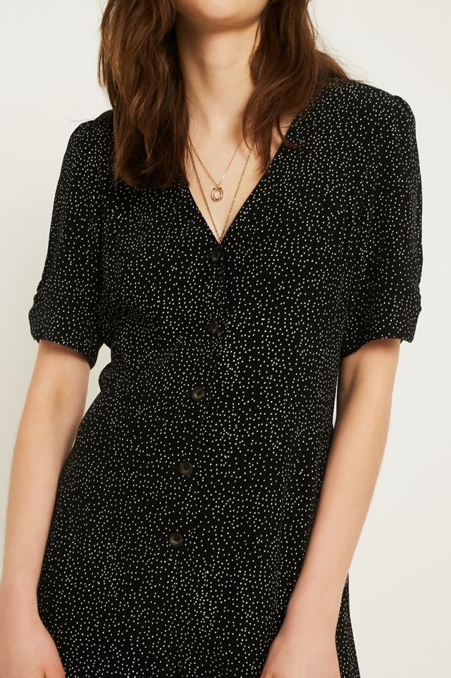 UO Mini Dot Button-Through Tea Jumpsuit #2