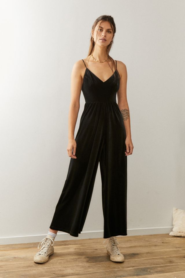 Urban outfitters store velvet overalls