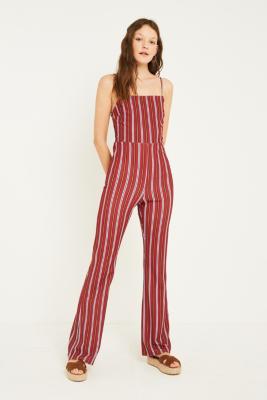 Outfitters Striped Jumpsuit - Dresses