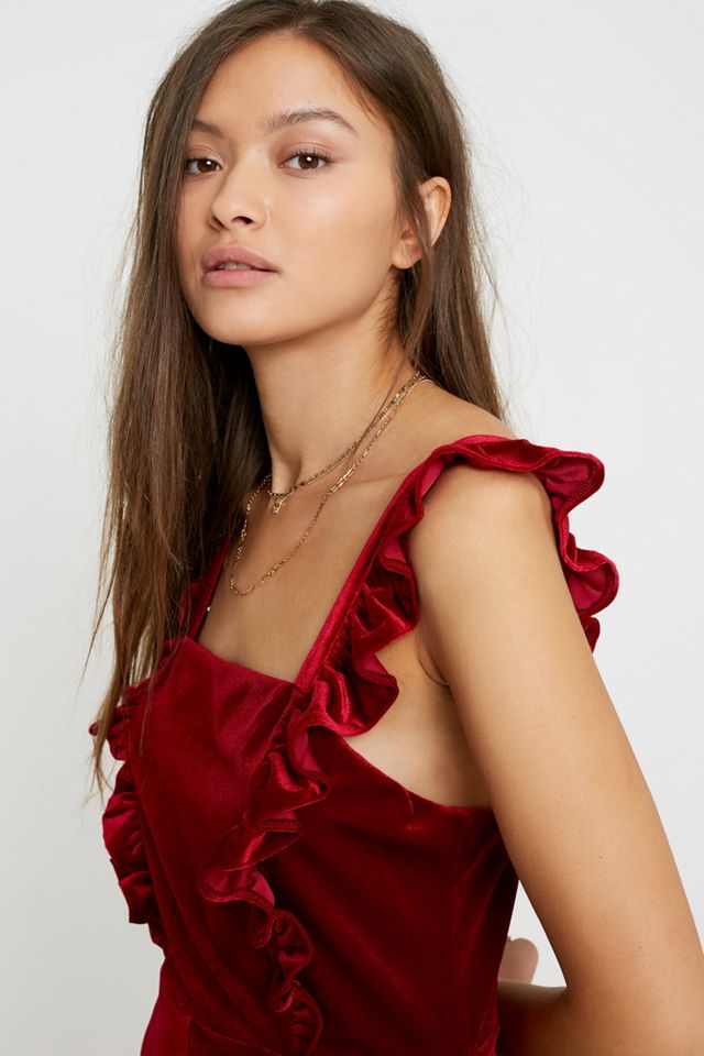 Tuta UO Emmett Velvet Frill #1