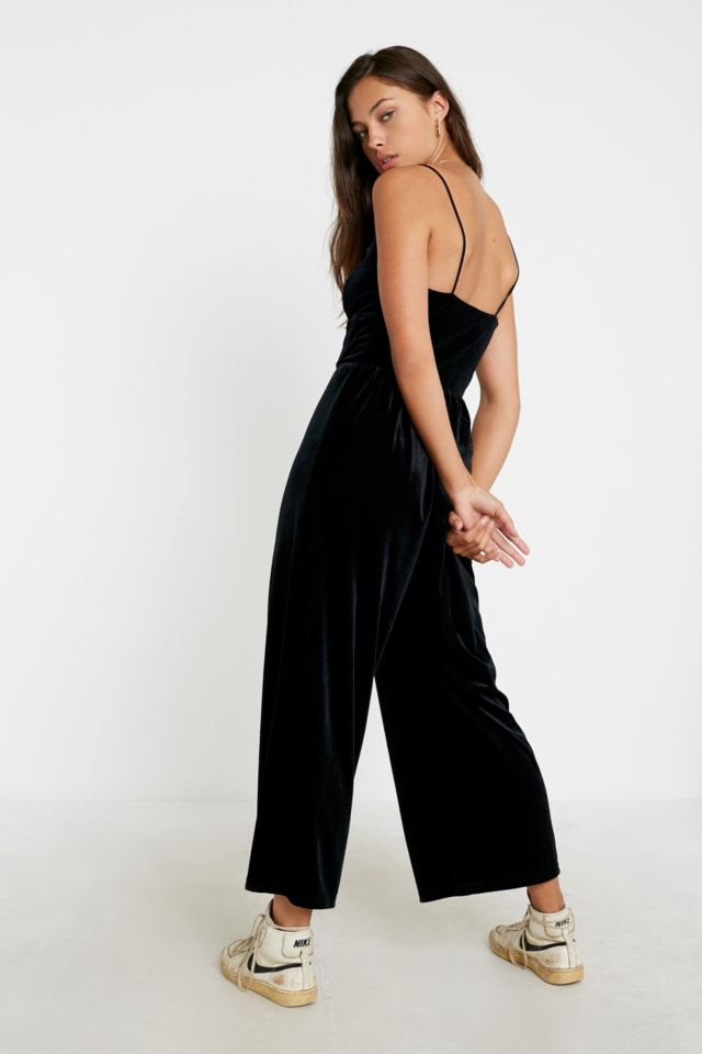 Urban outfitters 2024 velvet jumpsuit