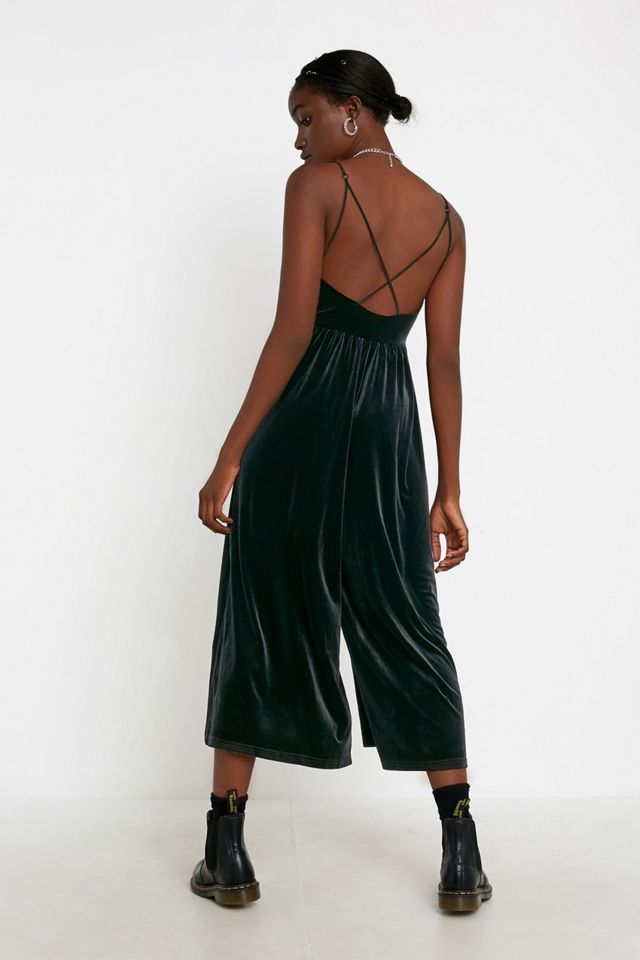 UO - Combi-pantalon Molly en velours noir #2