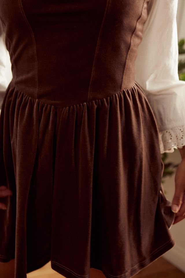 UO Cally Velvet Corset Playsuit #2