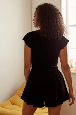 velvet milly romper urban outfitters