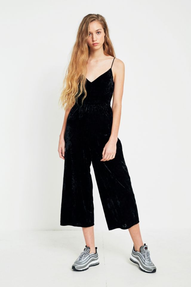 Urban outfitters velvet outlet jumpsuit