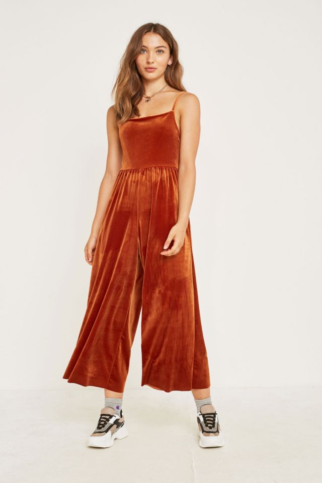 Velvet jumpsuit sale urban outfitters