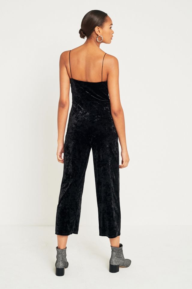 Pins & Needles Velvet Straight Neck Jumpsuit #4