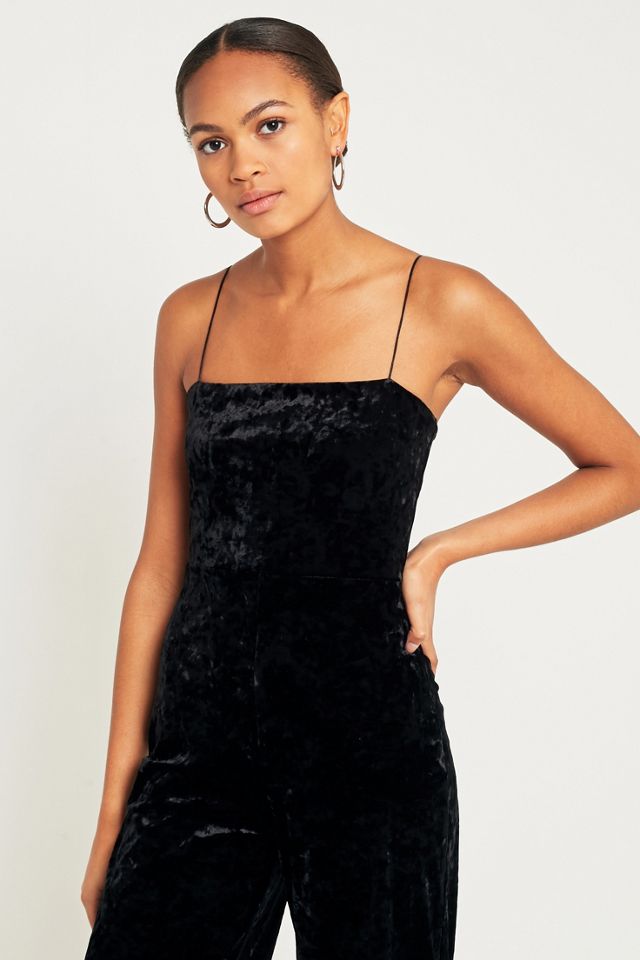 Pins & Needles Velvet Straight Neck Jumpsuit #5