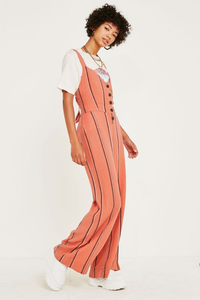 Urban outfitters 2025 striped jumpsuit