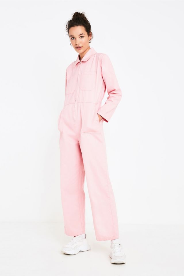 Urban outfitters pink hot sale jumpsuit