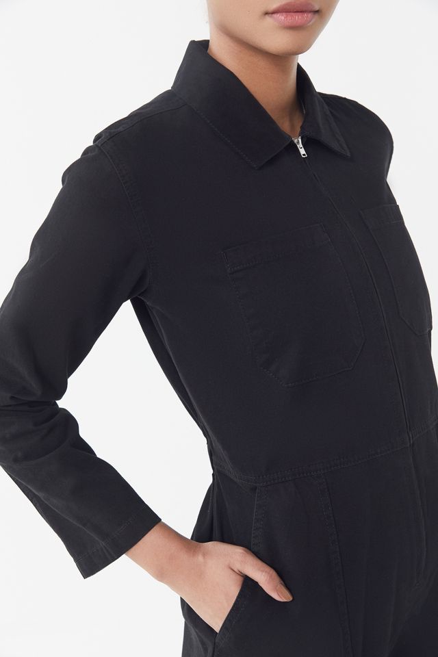 UO Rosie Black Utility Jumpsuit #1