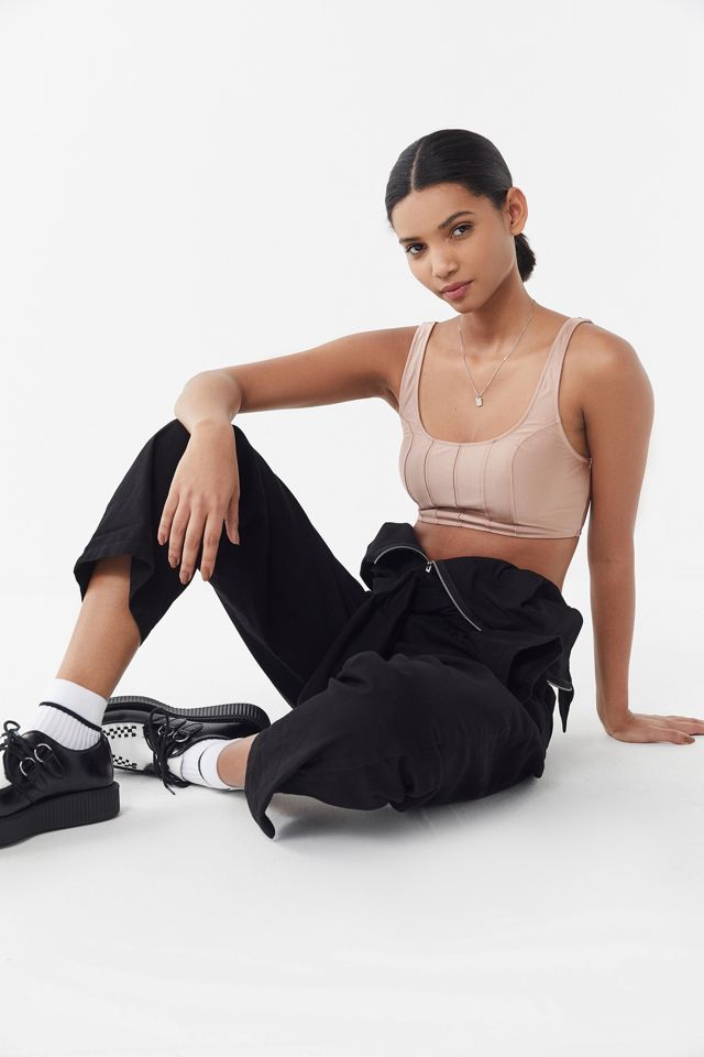 UO Rosie Black Utility Jumpsuit #3