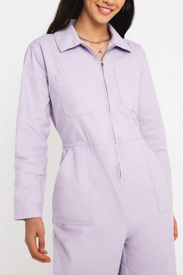 UO Rosie Lilac Utility Jumpsuit