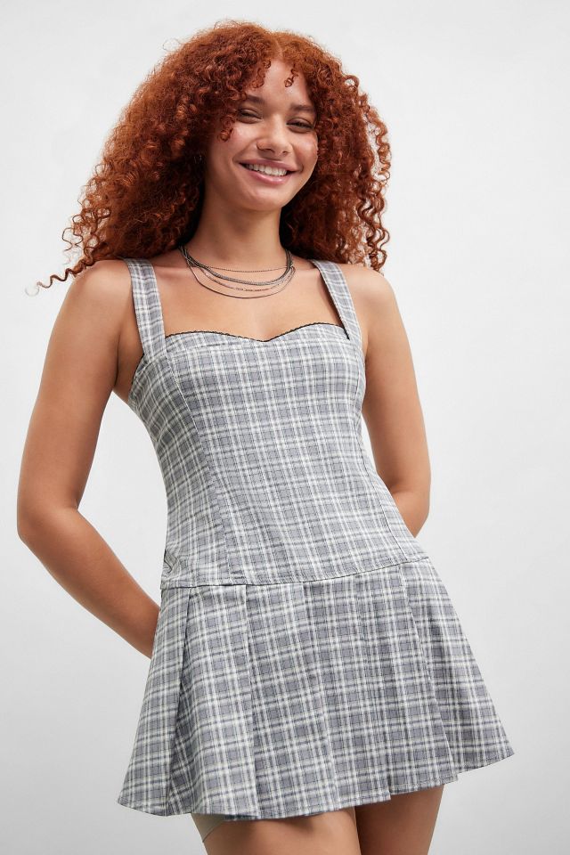 Urban outfitters gingham jumpsuit hotsell