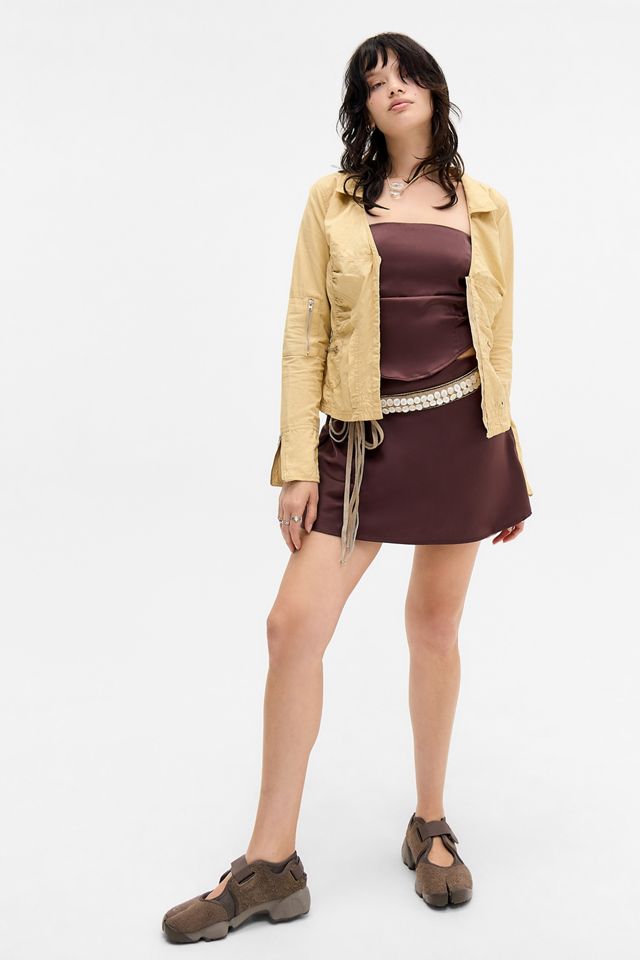 UO Clarissa Satin Skirt #2