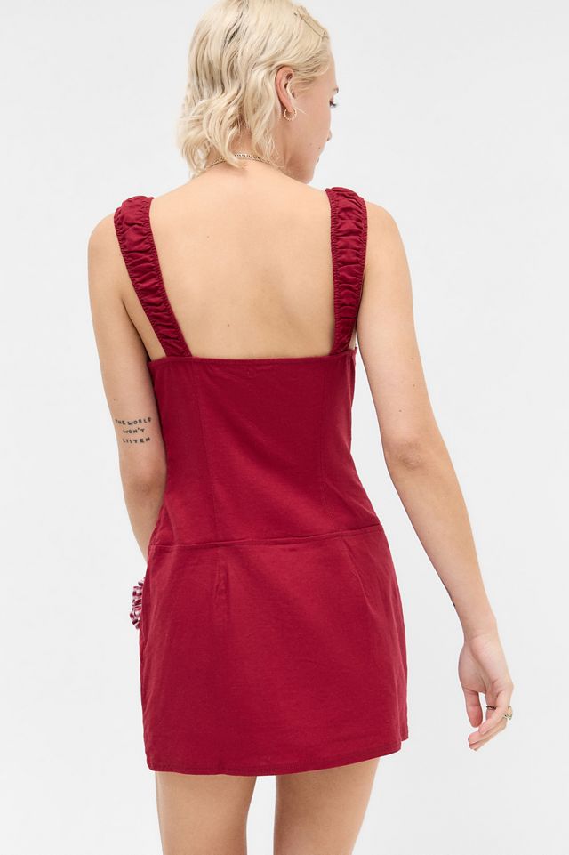 Kimchi Blue Linen Skorted Romper #3