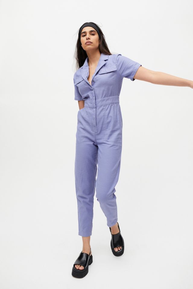 UO Victory Zip-Front Coverall Jumpsuit