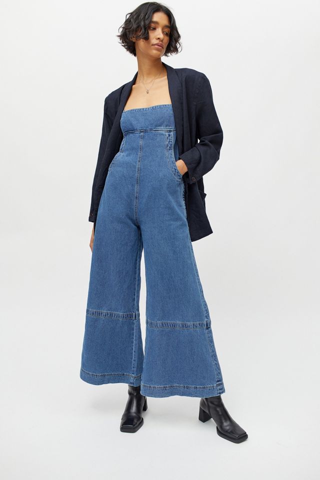 UO - Combi-pantalon avec jambes larges Penny en denim #3