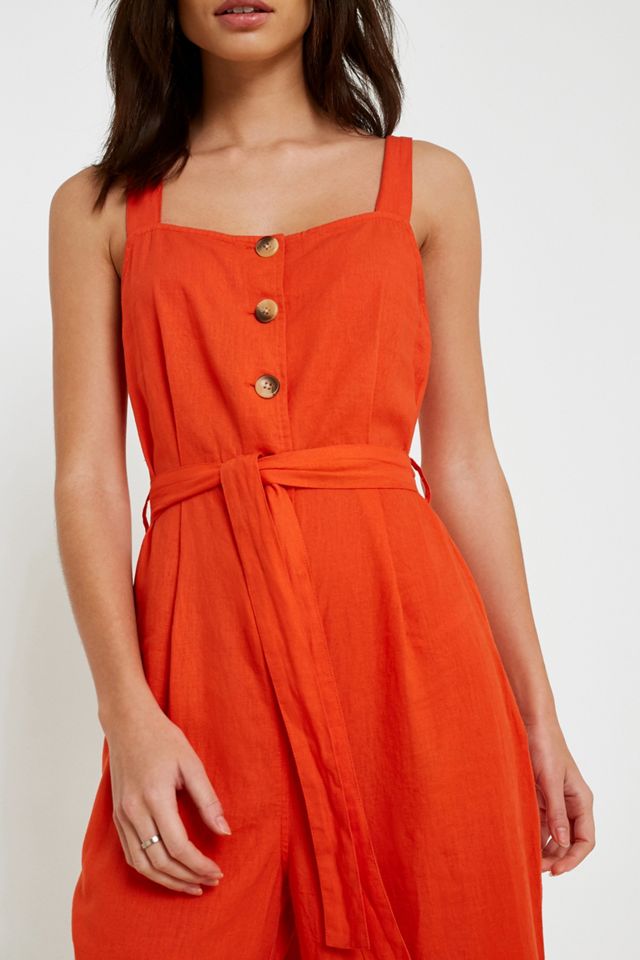 UO Emilia May Button-Through Jumpsuit #1