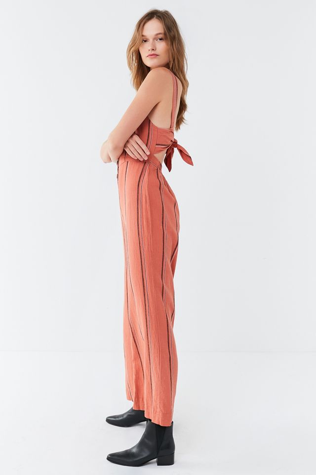 UO Ashley Buttoned Tie-Back Jumpsuit #5