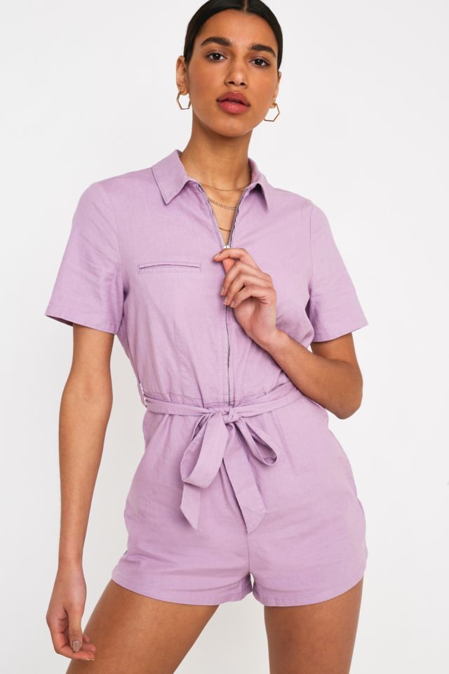 Urban outfitters purple jumpsuit sales