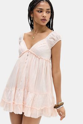 black polka dot dress with lace Zella Black Polka Dot Mini Dress S / Black main image 1